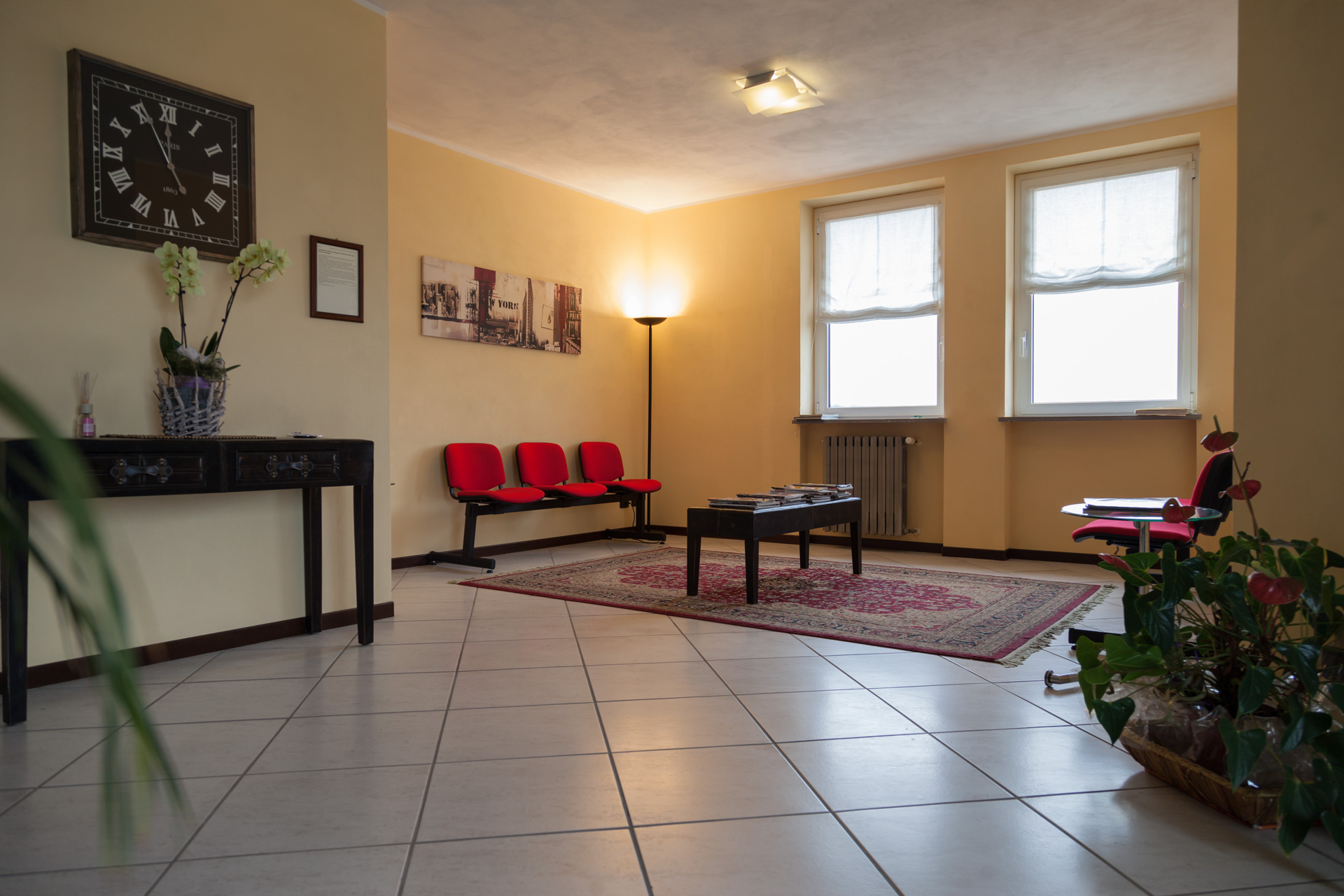 Sala d'attesa dello studio